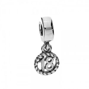 18 Pandora birthday/graduation number charm